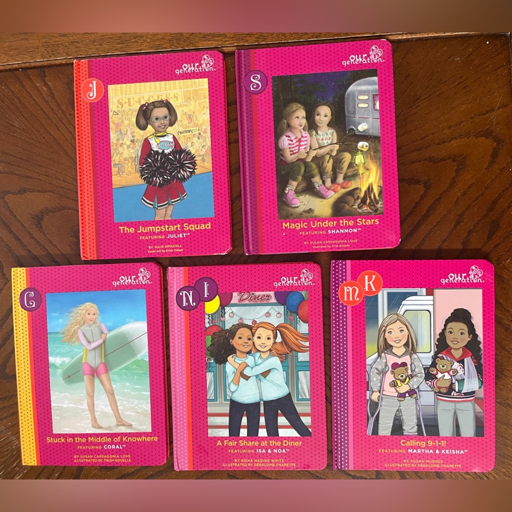 Our Generation kids books | set of 5 hardcover Our Generation chapter books